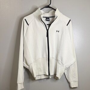 Under Armour Women's Off-White Bomber Jacket
